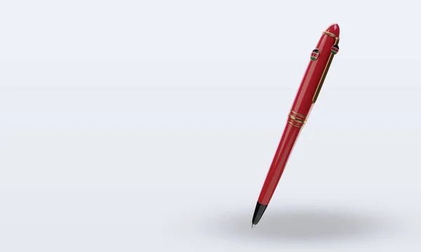 Ballpoint Tampilan Kanan Render Bendera Kenya — Stok Foto