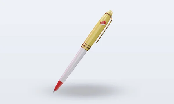 Ballpoint Seychelles Flag Rendering Front View — стокове фото