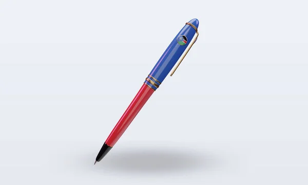 Ballpoint South Sudan Flag Rendering Front View — 스톡 사진