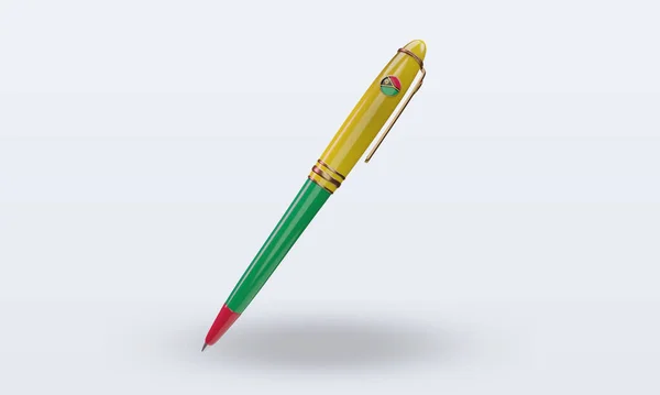3Dボールペン バヌアツ国旗レンダリングフロントビュー — ストック写真