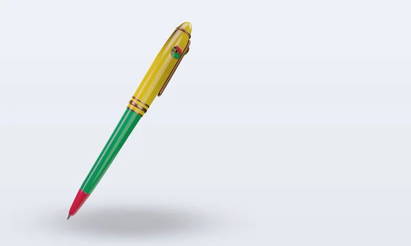 Ballpoint Vanuatu Flag Rendering Left View — стокове фото