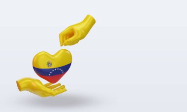 3d bağış günü Venezuela bayrağı sol görüşü yansıtıyor