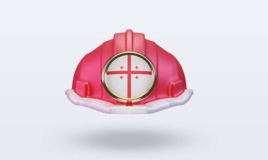 3D Mühendis Gürcistan bayrağı
