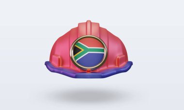 3D Mühendis Güney Afrika bayrağı