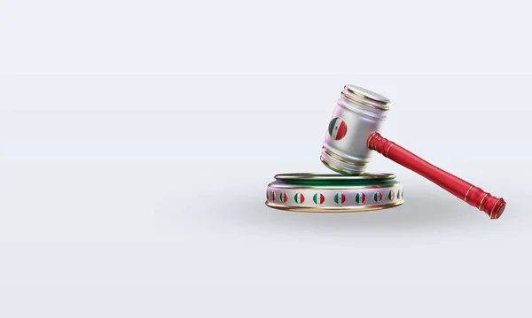 Justice Mexico Flag Rendering Right View — Stockfoto