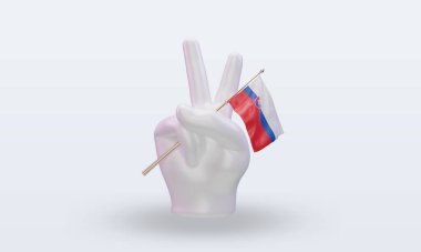 Slovakia, peace day, peace day Slovakia, rendering Slovakia, Slovakia 3d, Slovakia design, Slovakia isolated, Slovakia illustration, Slovakia national, Slovakia celebration, gesture, communication, finger, showing, human, war, conflict, victory, flag