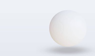 3d Sport Ball Lacrosse Ball rendering right view
