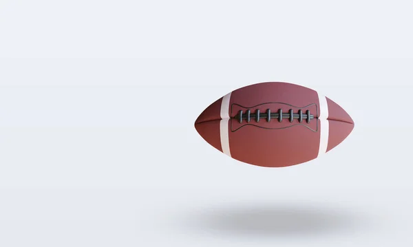 3d Sport Ball American Football rendering top view