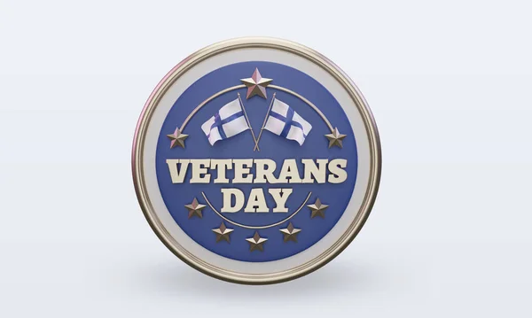 Veterans Day Finland Rendering Front View — Foto Stock