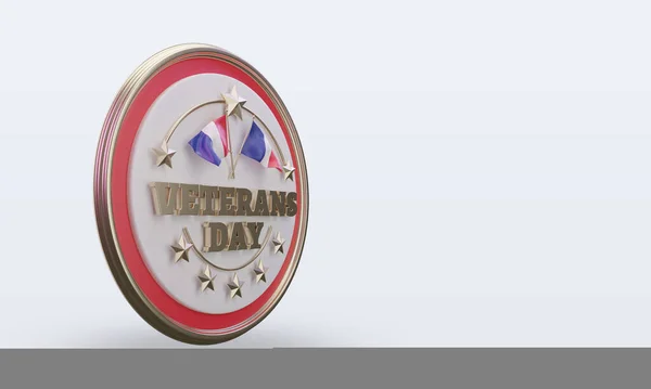 Veterans Day France Rendering Left View — Foto Stock