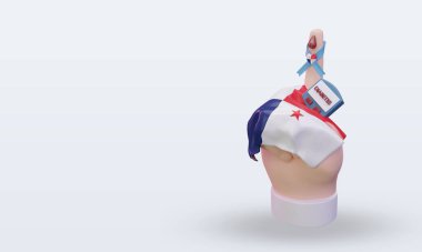 3d Diyabet Günü Panama sağ görüşü yansıtıyor