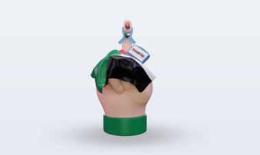 3D Diyabet Günü Sudan ön görünümü sunuyor