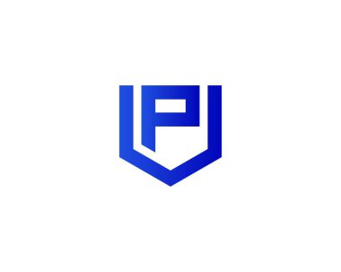 VP PV logo tasarım vektör şablonu