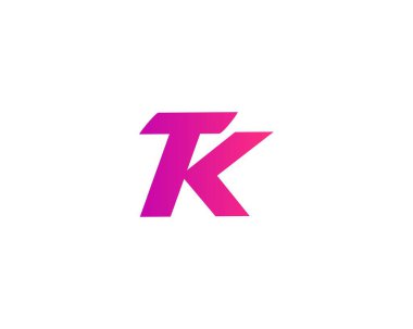 TK KT Logo tasarım vektör şablonu