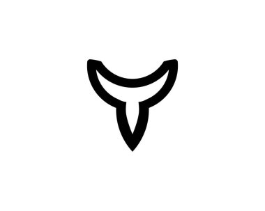 Y logo tasarım vektör şablonu