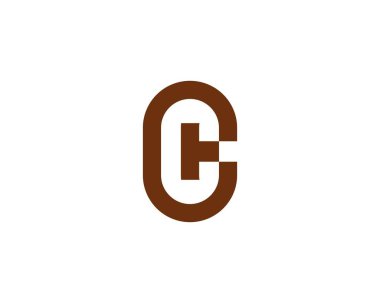C CC Logo tasarım vektör şablonu