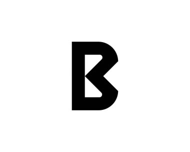 B BB Logo tasarım vektör şablonu