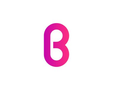 B BB Logo tasarım vektör şablonu