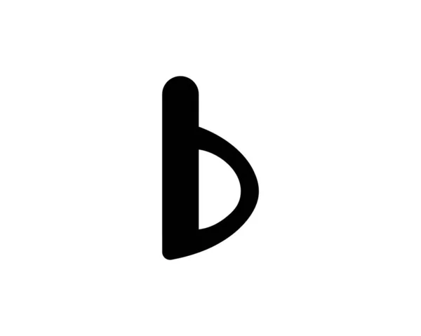 Bbロゴデザインベクターテンプレート — ストックベクタ