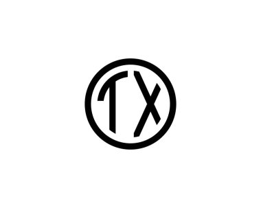 TX XT logo tasarım vektör şablonu