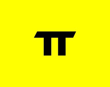 TT logo tasarım vektör şablonu