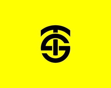 TS ST logo tasarım vektör şablonu