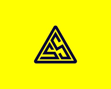 SS S Logo Tasarım Vektörü Şablonu