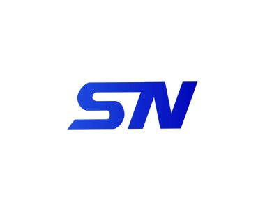 SN SN logo tasarım vektör şablonu