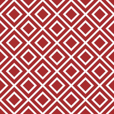 Basit geometrik birbirine kenetlenmiş elmas tekrarlama şablonu. Vektör çizimi. Yatak, Pencere Tedavisi, Masaüstü Tasarımı, Kağıt ürünleri, Koleksiyon Defteri, Mutfak Tekstili İçin Mükemmel. 