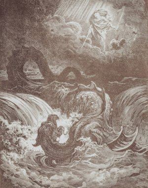 Gustave Dore 'dan gelen grafiksel sanat Kutsal İncil' de yayınlandı..