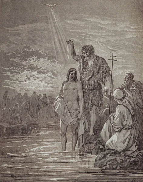 Gustave Dore 'dan gelen grafiksel sanat Kutsal İncil' de yayınlandı.. — Stok fotoğraf