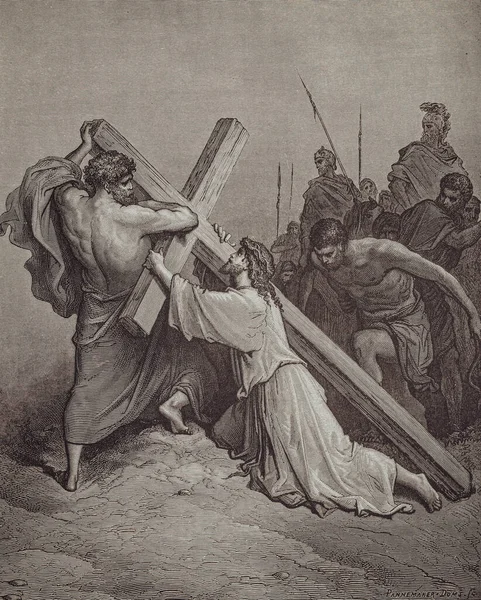 Graphic art from Gustave Dore published in The Holy Bible. — Stockfoto