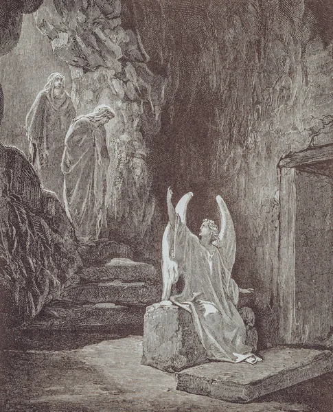 Graphic art from Gustave Dore published in The Holy Bible. — Zdjęcie stockowe