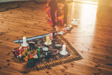 Cacao ceremony space, heart opening medicine. Ceremony space