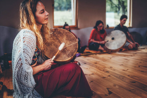 Cacao ceremony, heart opening medicine. Ceremony space