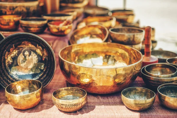 Beautiful tibetan bowl ready for meditative music