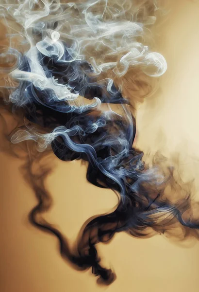 Fog Smoke Black Background — Stockfoto