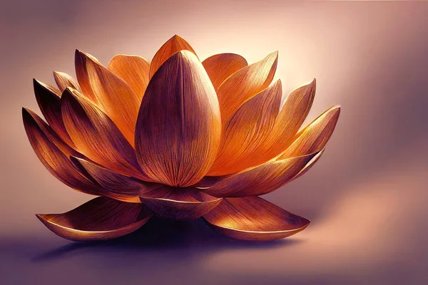 Beautiful lotus flower on abstract background
