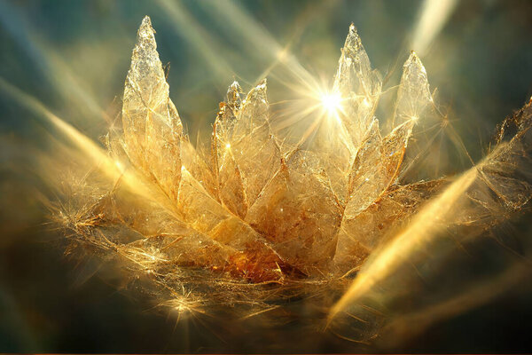 beautiful crystal abstract background, blur crystal background