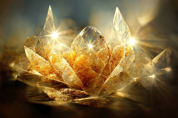 beautiful crystal abstract background, blur crystal background