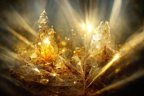 beautiful crystal abstract background, blur crystal background