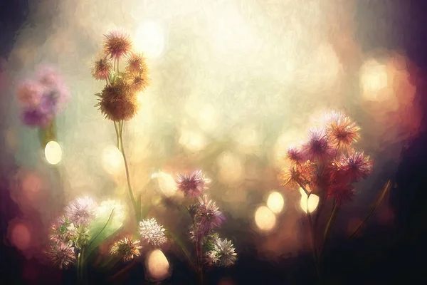 Piękne Tło Kwiatów Świetle Tło Kwiatów — Zdjęcie stockowe