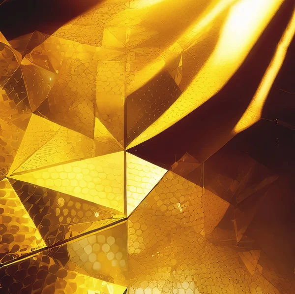 Όμορφο Χρυσό Εξαγωνικό Κυψελωτό Φόντο — Φωτογραφία Αρχείου