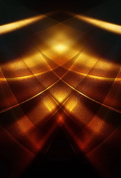 Абстрактний Блискучий Колір Золота Хвиля Розкішний Фон — стокове фото