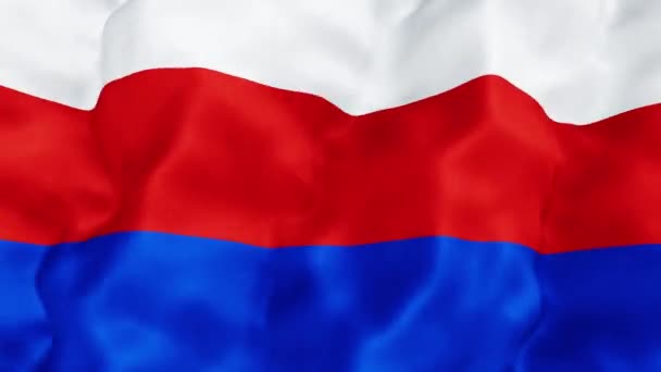 Nahtlose Endlosschleife hochwertige Animation der Flagge der Russischen Föderation. 4K — Stockvideo