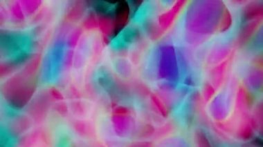 Derin uzayda Tanrı 'nın gözündeki Helix nebulasına uçan bir nebulanın soyut animasyonu. 4K kusursuz döngü arkaplanı.