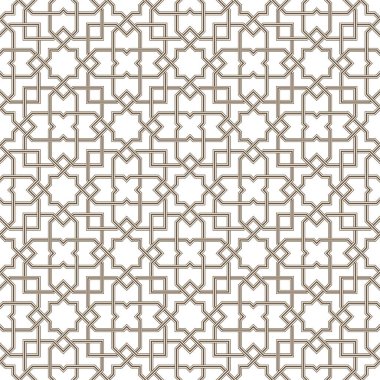 Açık gri arkaplanı olan kusursuz geometrik desen, Vektör Resimleri