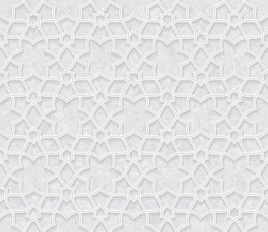 Grunge Açık Gri Arkaplanlı Geometrik Desen, Vektör Resimleri