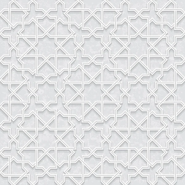 Seamless Geometric Pattern Light Grey Background Vector Illustration — Stock Vector