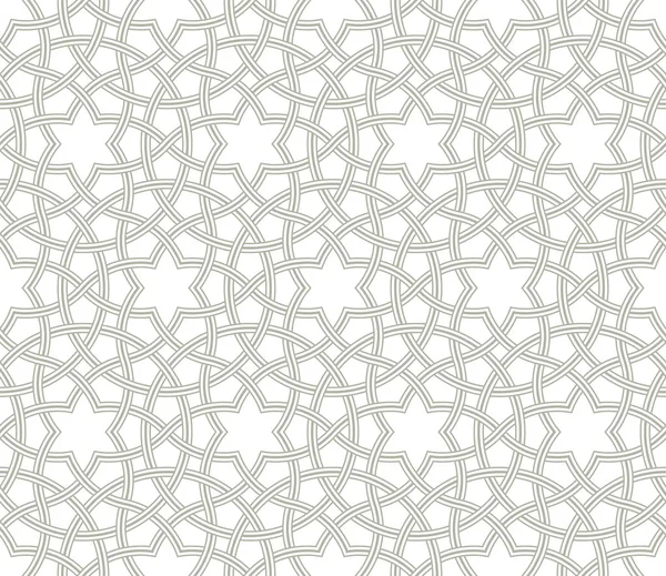 Geometric Pattern Light Grey Background Vector Illustration — Stock Vector